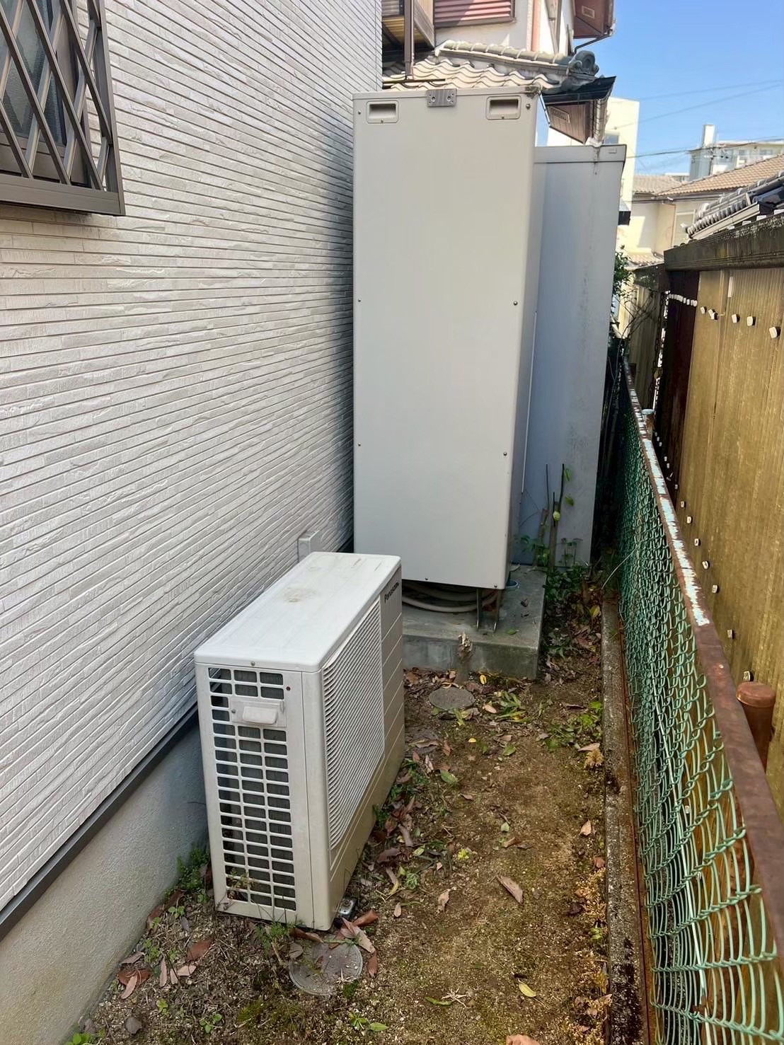住宅に設置されたオール電化設備